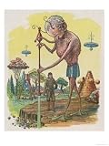 Martian Demonstrates His Technology to a Visiting Earthman Using a 