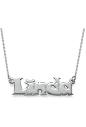 Silver Name Necklace with Comic font - Custom Made with any Name!