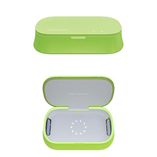 Easycare® Portable UV Light Cell Phone Sterilizer Smartphone Sanitizer Cell Phone Cleaner, SPA House for Phone, Watch and Jewelry (Green)