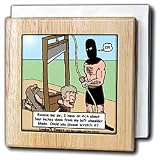 Review 3dRose LLC  / Gallows Humor - 6 Inch Tile Napkin Holder