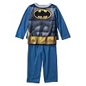 Toddler Boys' Sleepwear Batman Black Basin Long-Sleeve Pajama Set 4T