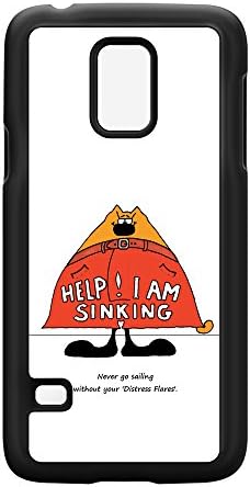 Distress Flares wow Black Hard Plastic Case Snap-On Protective Back Cover for Samsung® Galaxy S5 Mini by Clive Gardner + FREE Crystal Clear Screen Protector