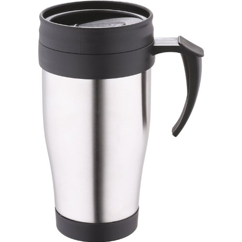 Universal 2700000079 Kaffeebecher "Coffee to go" f&uuml;r unterwegs, 450 ml, Edelstahl