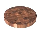 Michigan Maple Block 15 in. Round End Grain Gourmet Cutting Board ASEG1515