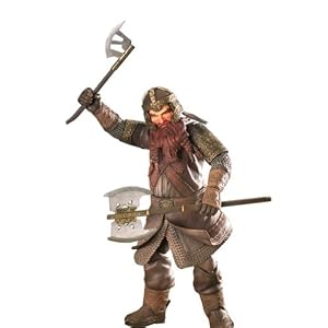 Lord Of The Rings ROTK Gimli 9" Poseable Action Figure (2004 ToyBiz)