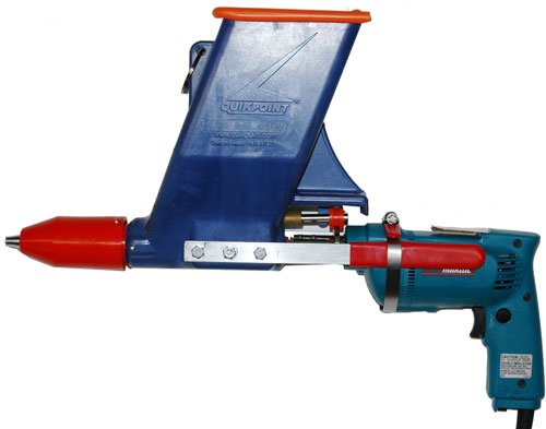 Quikpoint Mortar Gun w/ Black & Decker DR250 3/8