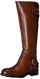 Franco Sarto Women's Perk Motorcycle Boot, Brown/Acorn, 7.5 M US