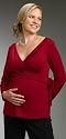 Aimee Essential Wrap Nursing and Maternity Top (Long Sleeved)