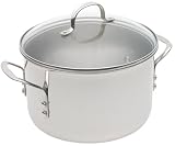 Calphalon Tri-Ply Stainless 8-Quart Stockpot with Glass Lid
