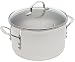 Calphalon Tri-Ply Stainless 8-Quart Stockpot with Glass Lid