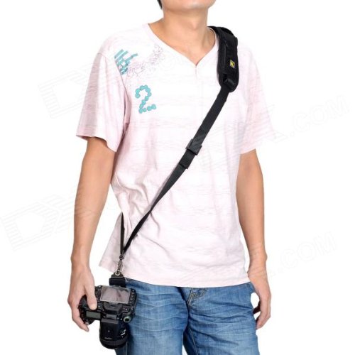 Kaavie - Quick Release Professional Shoulder Sling Strap with storage pocket. Fits to cameras tripod socket with Screw head. For Canon, Fujifilm, Leica, Nikon, Olympus, Panasonic, Pentax, Ricoh, Samsung, Sony (D)SLR, Mirrorless, or Super Zoom cameras.