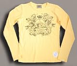 Juicy Couture - New Juicy Couture "Boyfriend Crown" Metalic Logo Long Sleeve Tee YELLOW