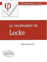Le vocabulaire de Locke