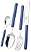 Justinus Besteck Modell MADONNA BLAU 24tlg. im Geschenkkarton