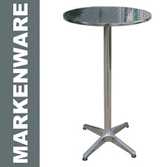 2in1 BISTRO TISCH ALU EDELSTAHL H�HEN VERSTELLBAR