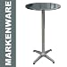 2in1 BISTRO TISCH ALU EDELSTAHL H�HEN VERSTELLBAR