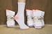 12 Pair Pack Athletic Cotton Crew Socks White 9-11 - 1308 Image