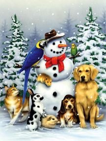 411RNRZYGEL Winter Friends Jigsaw Puzzle 550pc