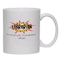 LIBRARIAN It's not just a jobIt's an adventure, with pay! Mug for Coffee / Hot Beverage (choice of sizes and colors)
