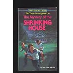 Alfred Hitchcock and the three investigators in The mystery of the shrinking house book cover