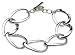 Kit Heath Sterling Silver 70FXHP Ladies Bracelet with Large Interlinking Ovals