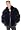 Mens Fox Fur Jacket - Black Fox