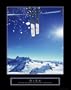 Risk Downhill Ski Motivational Poster Inspirational Art Print Art Poster Print, 22x28