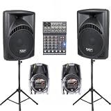 1 Pair of New Karaoke PA Band 12