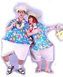 Unisex Wacky Tourist Costume (One Jumpsuit only - does not include accessories)