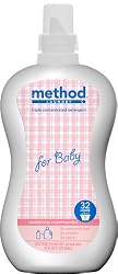 method Triple Concentrated Laundry Detergent, Baby, Case Pack, Six 32-Ounce Bottles (192-Ounces)