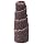 Merit Spiral Abrasive Roll, Full Taper, Aluminum Oxide, 3/16" Arbor, 1/8" Arbor, 3/8" Diameter x 1" Length, Grit 80 (Pack of 100)