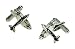 Mens Designer Fashion Cufflinks - Spitfire - For the Classic Plane Enthusiast Image