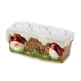 Smiling Snowman Tealight Brick