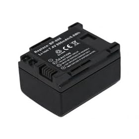 7.40V,890mAh,Li-ion,Hi-quality Replacement Camcorder Battery for CANON FS, iVIS, LEGRIA, VIXIA Series, Compatible Part Numbers: BP-808