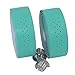 KINGOU Handlebar Tape Luxury PU Leather Bar Tape Fixed Gear / Road Bike Bar Wrap with 2 Reflective Plug
