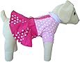 UP Collection Fuchsia Polka Dots Dog Dress, Pink, XX-Small