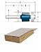 BOSCH 85452M 3/4-Inch Diameter 5/8-Inch Cut Helical Laminate Flush Trim Router Bit 1/4-Inch Shank With 1/4-Inch Ball Bearing