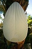 Palm Leaf-Shaped Ceiling Fan Blade Covers (Sand) (15" W x 23" L)