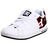 DC Men's Court Graffik Sneaker,Black/White,5 M