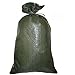 Green Sandbag Sandbags Will Hold 50 Pounds of Sand Polypropylene Olive Drab (50)