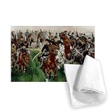The Cavalry, 1895 (w/c on paper) by W.T... - Tea Towel 100% Cotton - Art247 - Tea Towel - 46x70cm