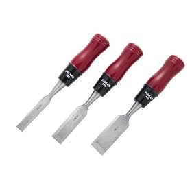 FULLER 301-1950 3-Piece PRO Heavy Duty Wood Chisel Set by Johnson Level & Tool