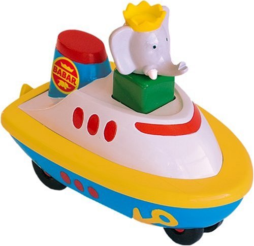 Lansay - 15994 - Jouet Premier Age - Vehicules Babar Pousse et Go  - Paquebot