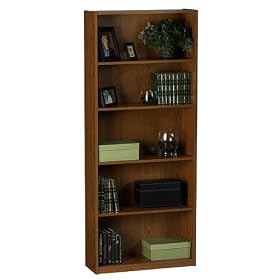 Ameriwood Manor Oak 5-Shelf Bookcase