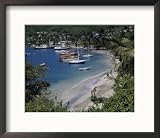 Bequia, St. Vincent, St. Vincent and the Grenadines Framed Photographic Poster Print, 21x18
