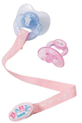 Childrens Toyshop  Spielwaren : Zapf 803257 - Baby born Schnuller blau