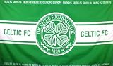 Official Crested Celtic F.C. Large Flag * Metal Eyelets * 5ft x 3ft