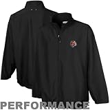 NFL Cutter & Buck Cincinnati Bengals Black Astute Performance Full Zip Windshirt (XX-Large)