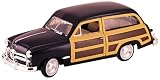 Ford - 1949 Woody Wagon - Red - Motor Max - 1:24 Scale - Die Cast Replica - Rare - Collectible