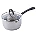 ProCook Gourmet Steel Saucepan & Lids 16cm / 1.7L